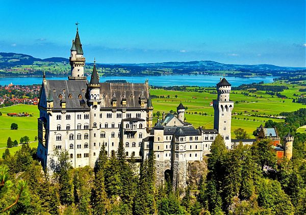 Дворец Нойшванштайн Людвига II Баварского (Neuschwanstein. 1869-1884 гг.) 
