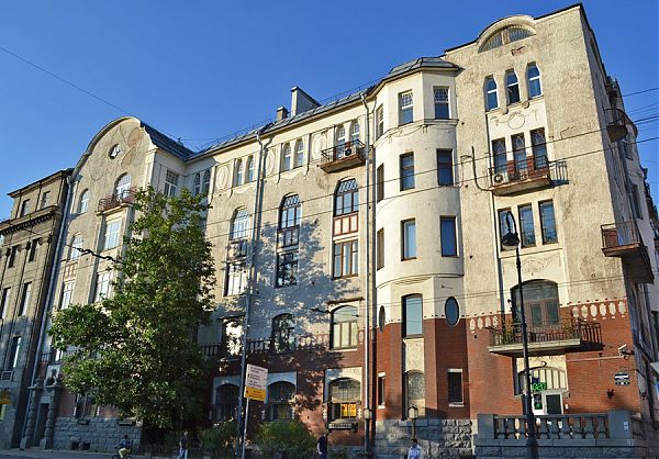 Доходный дом Циммермана. Архитектор  Ф. Линдваль