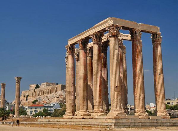Храм Зевса Олимпийского. Олимпейон в Афинах. 6 век до н.э. – 2 век до н.э.